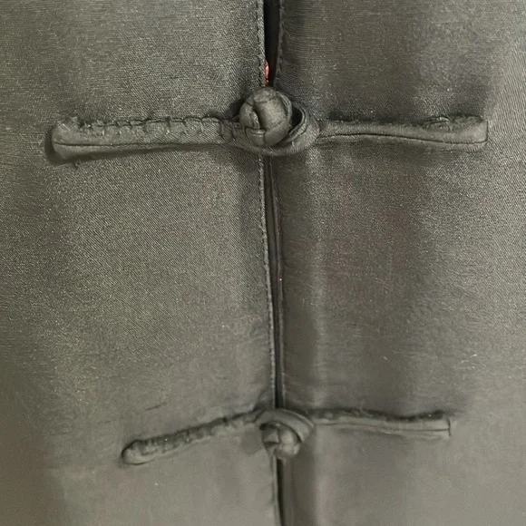 Sophie Chang Studio Embroidered Silk Reversible Kimono Jacket - Picture 8 of 16